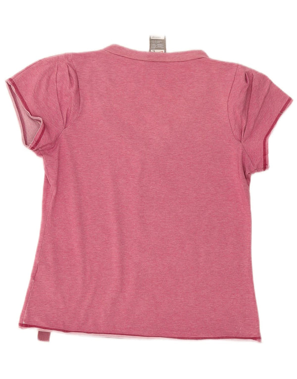 Tricou cu grafic Nike pentru femei Top Marea Britanie 14/16, mare, roz, bumbac floral