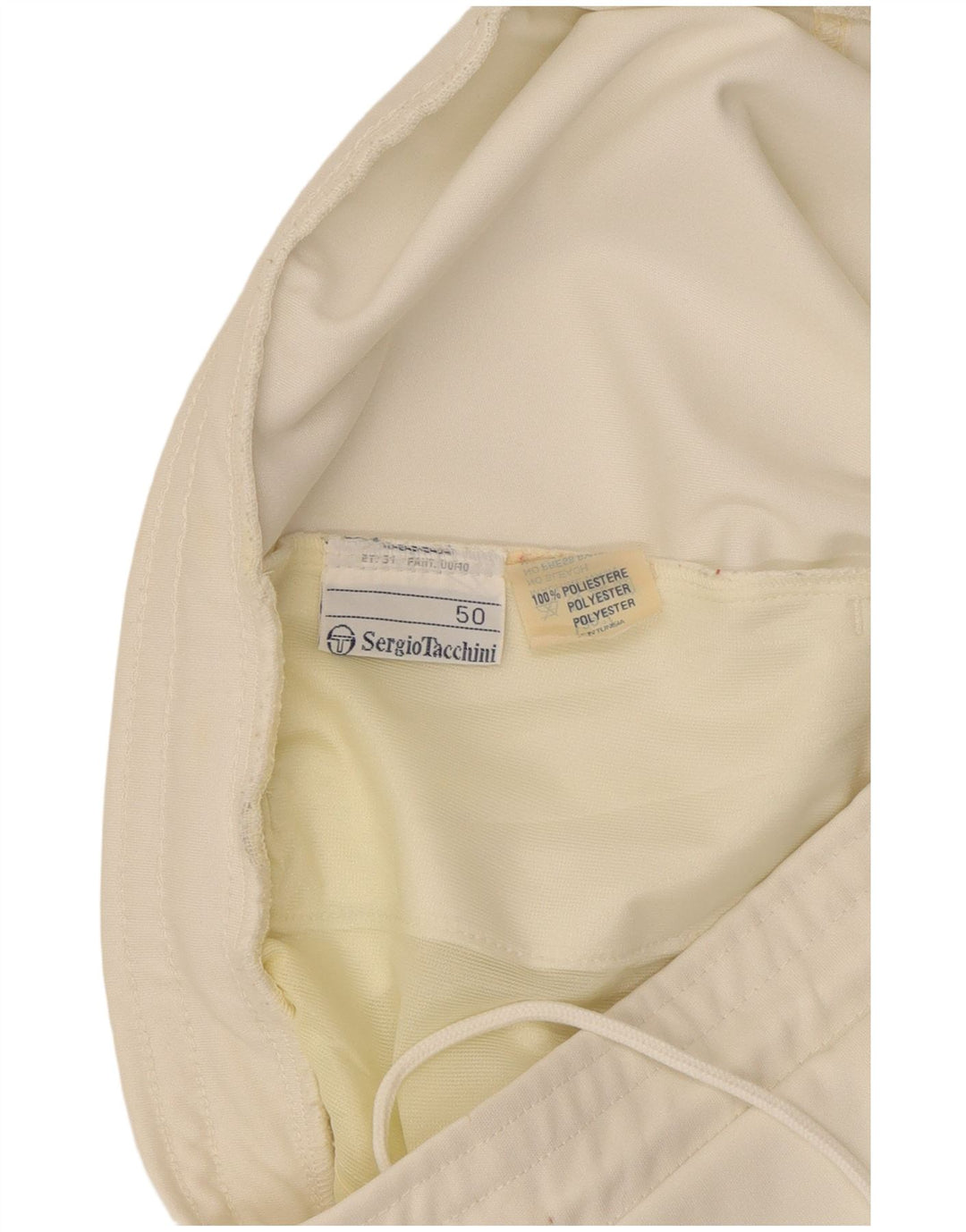 Sergio Tacchini Pantaloni scurti sport pentru femei IT 50 XL poliester alb