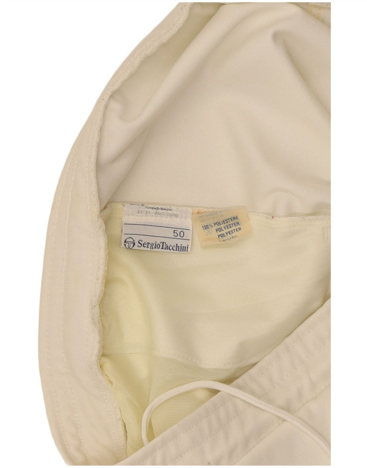 Sergio Tacchini Pantaloni scurti sport pentru femei IT 50 XL poliester alb