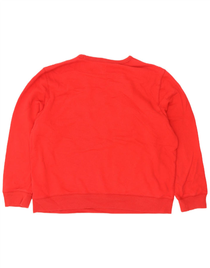 Pulover grafic pentru bărbați Gap, bumbac roșu 2XL