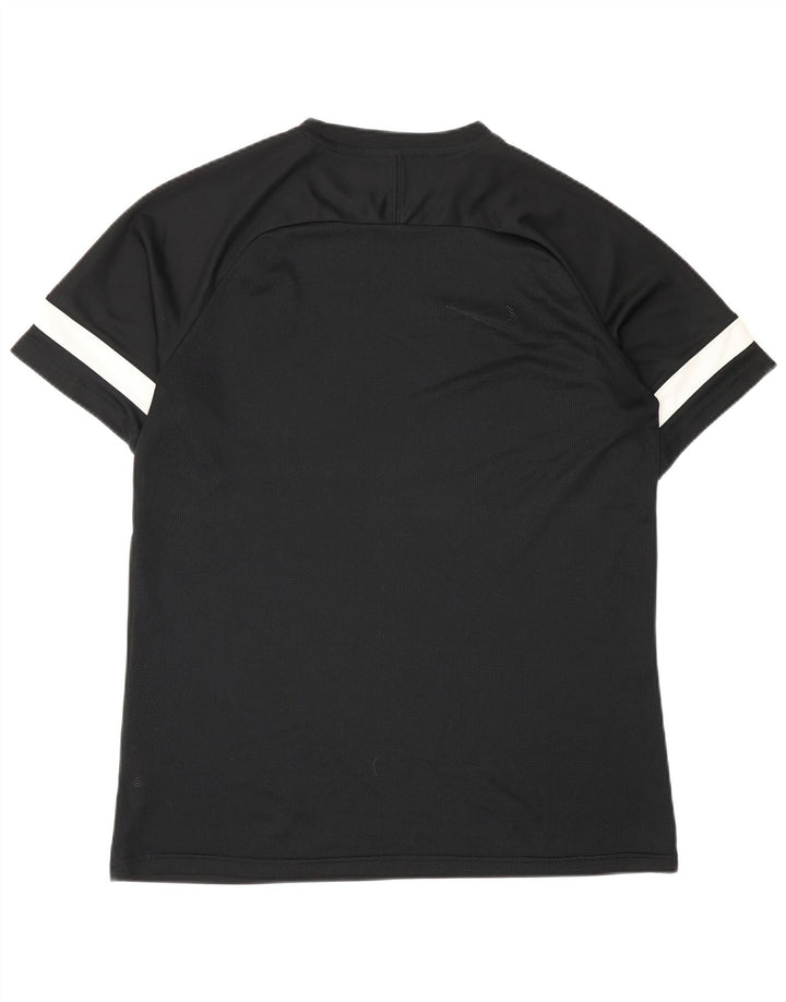 Tricou pentru bărbați Nike Dri Fit Top mare, negru, poliester color bloc