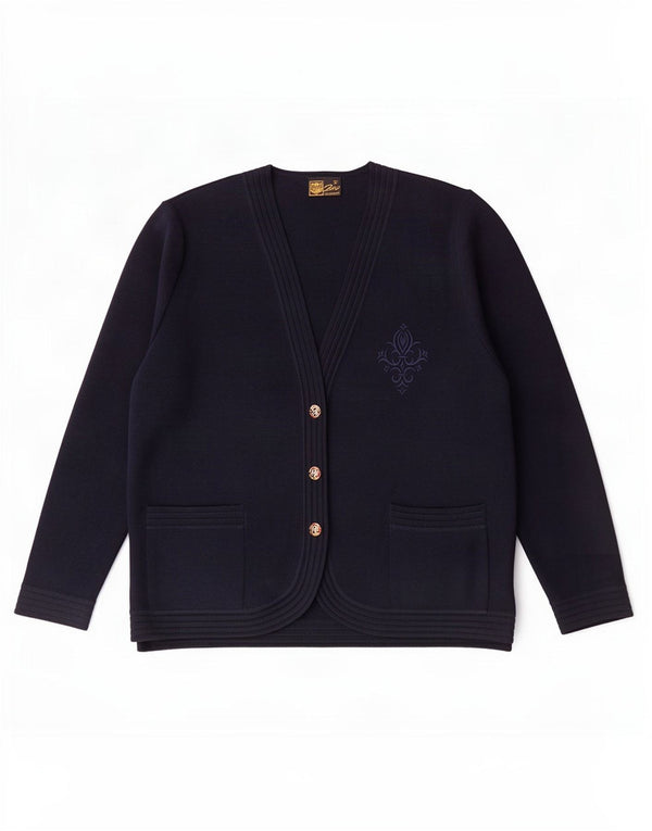 Pulover cardigan pentru femei Zero IT 52 2XL Bleumarin