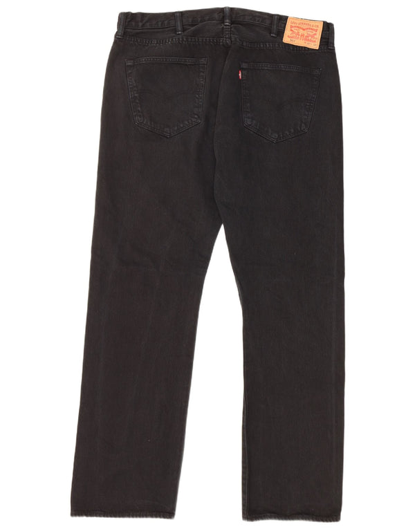 Blugi drepti pentru bărbați Levi's 501 W38 L34 bumbac negru
