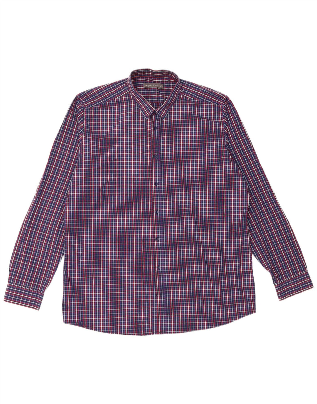 Cămașă pentru bărbați Angelo Litrico XL Blue Check Bumbac