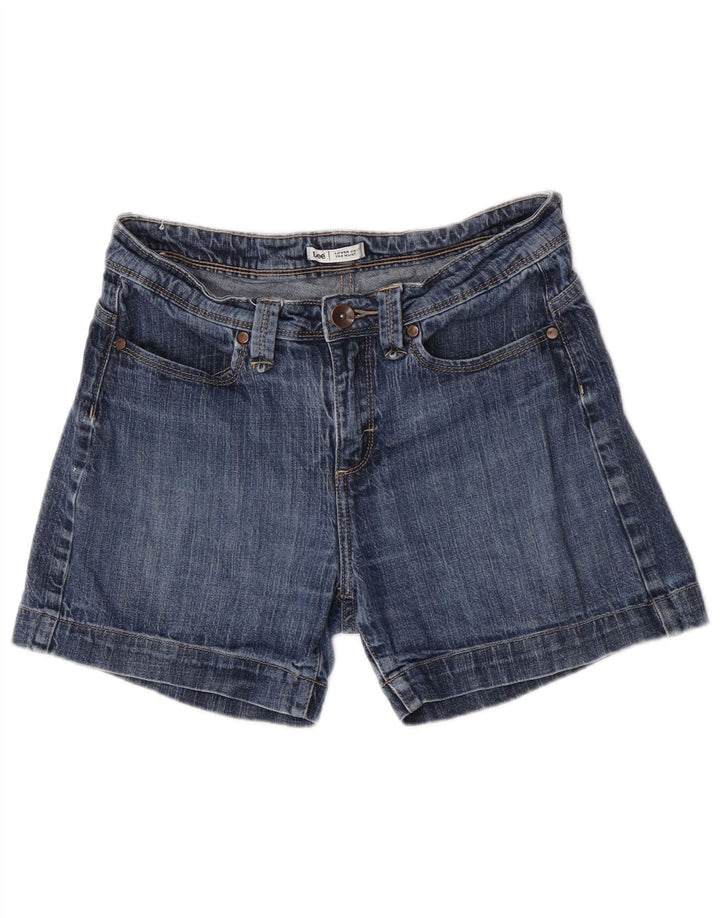 Pantaloni scurți din denim cu talie joasă pentru femei Lee US 6 Medium W28 Bumbac albastru