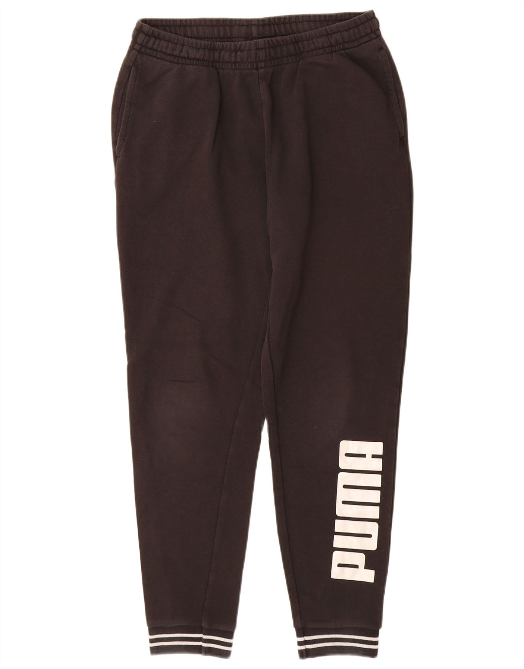 Pantaloni de trening grafic Puma pentru femei Pantaloni de jogging UK 12 Medium Black