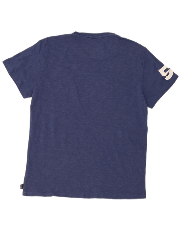 Tricou grafic pentru bărbați Superdry Top 2XL Bumbac albastru
