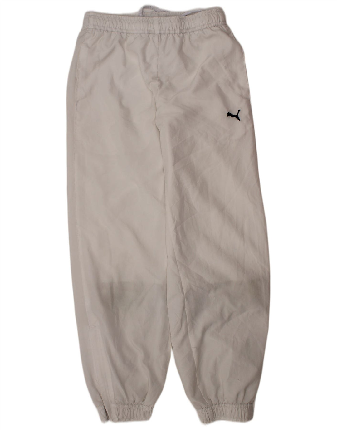 PUMA Băieți Pantaloni de trening Pantaloni de jogging 9-10 ani Poliester alb