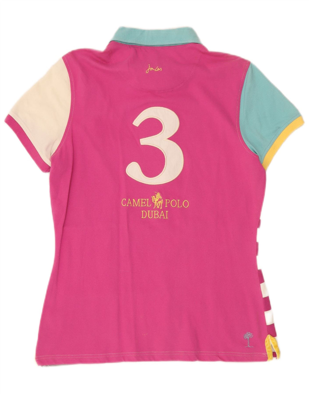 TOM JOULE Tricou polo Dubai Graphic Rugby pentru femei UK 16 mare, multicolor