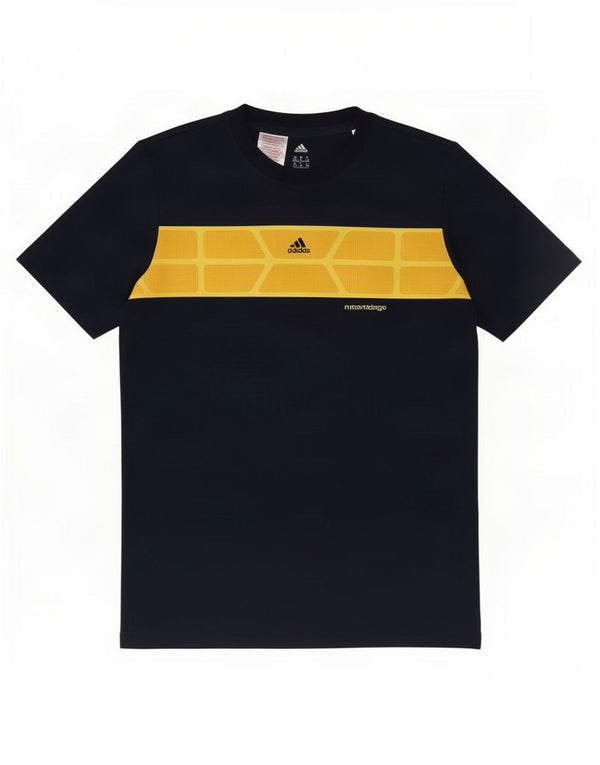 Tricou pentru băieți Adidas Top 15-16 ani, bleumarin, poliester color bloc