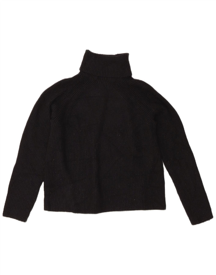 Marks & Spencer Pulover cu gât rulat pentru femei UK 10 Small Black Viscose