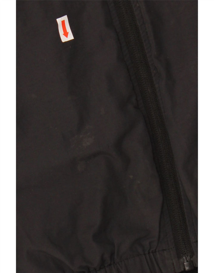 Jachetă bomber cu glugă LYLE & SCOTT pentru băieți 14-15 ani, bumbac negru