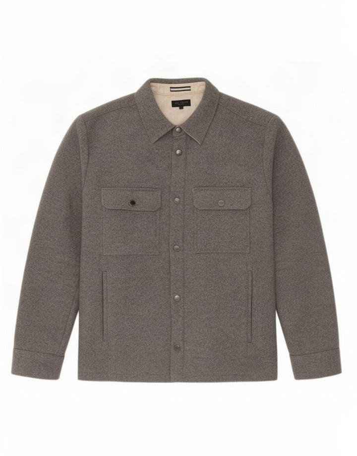 Bomber pentru bărbați Ted Baker Mărimea 5 XL Lână gri