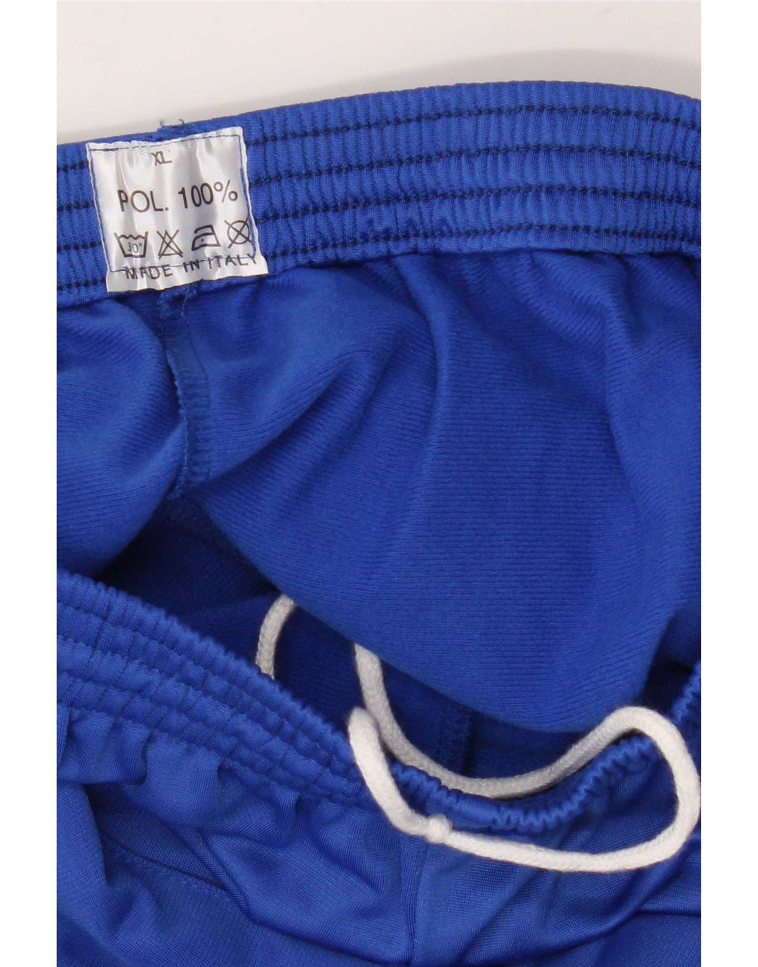 Pantaloni de trening Vintage pentru baieti 15-16 ani XL poliester albastru