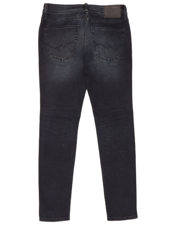 Blugi pentru bărbați Jack & Jones Liam skinny W31 L30 bumbac bleumarin