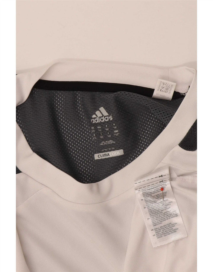 Tricou Adidas Climacool pentru bărbați Top 2XL, alb, poliester color bloc