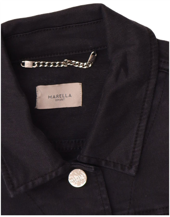 MARELLA Jachetă de blugi pentru femei UK 10 Small Bleumarin