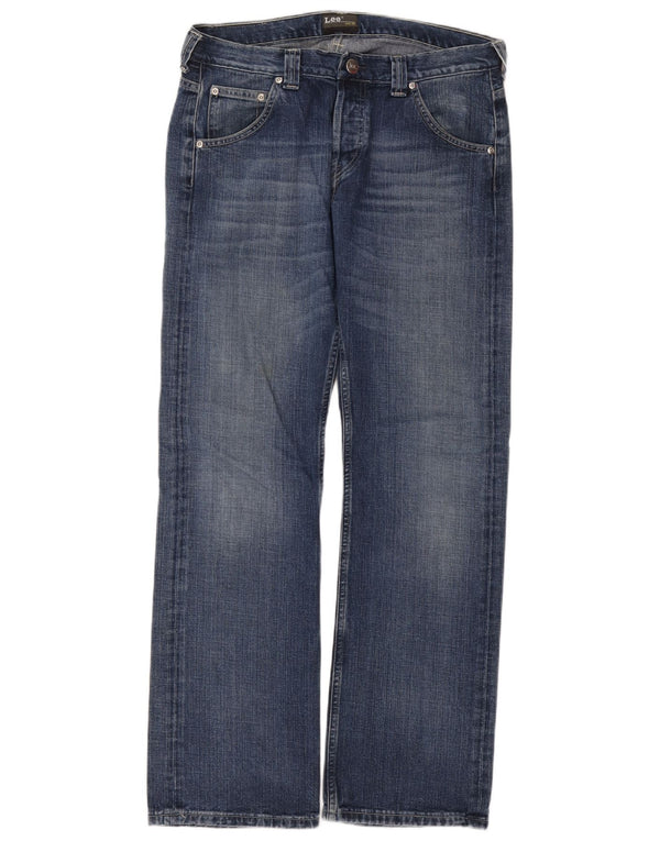 Blugi pentru bărbați Lee Flint, cu tăiere obișnuită, bootcut W33 L32, bumbac albastru