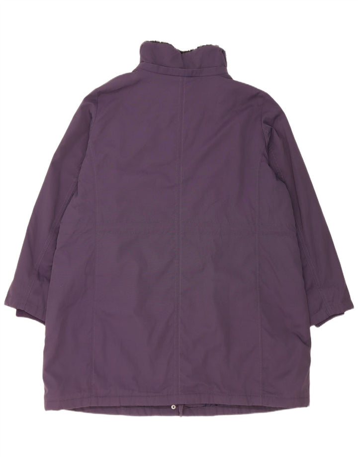 Palton căptușit pentru femei Marks & Spencer UK 18 XL violet poliamidă
