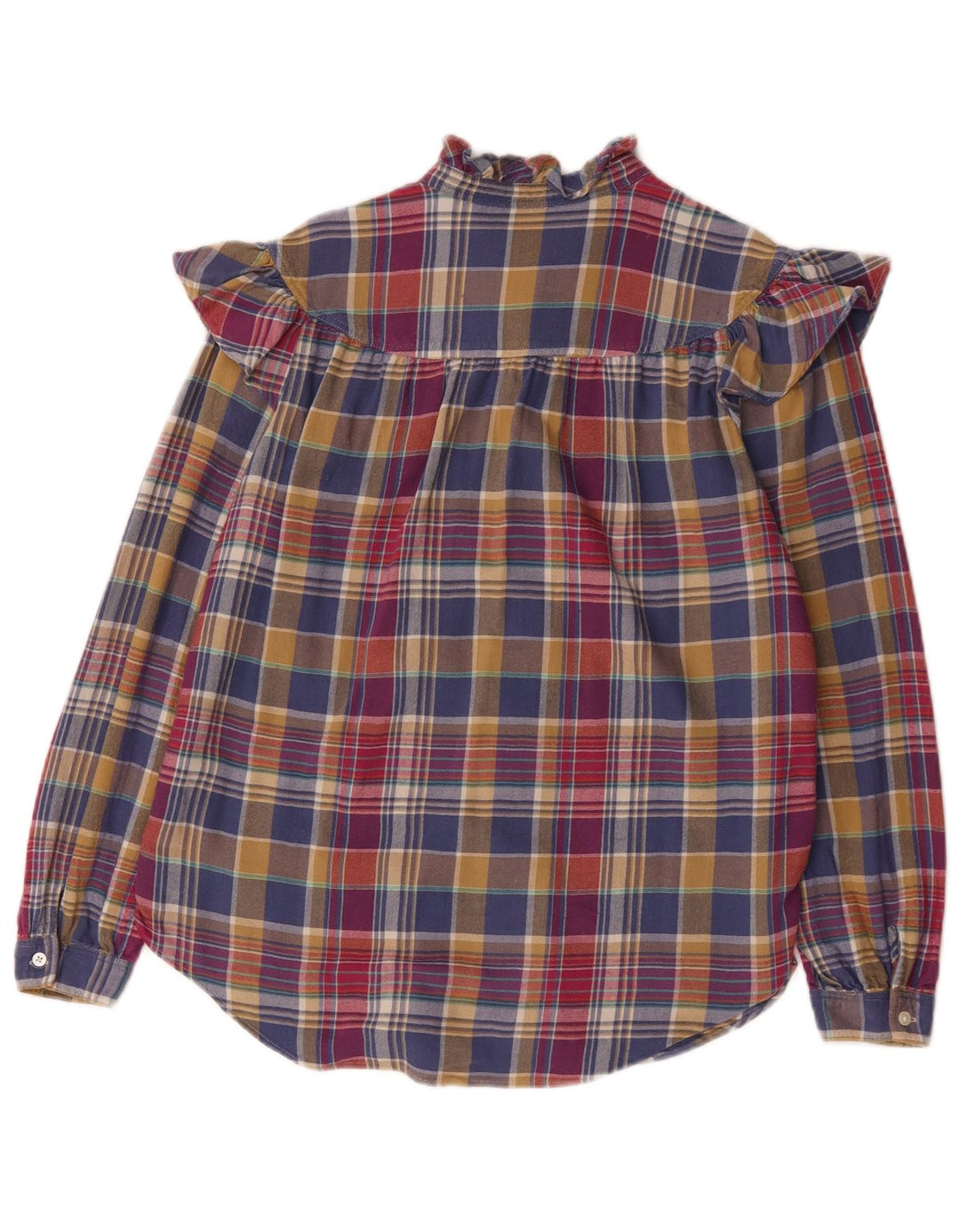 Cămașă pentru femei Polo Ralph Lauren cu volane în față US 10, mare, multicoloră