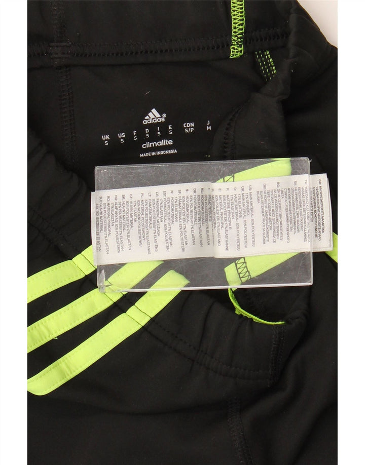 Leggings Climalite pentru femei Adidas UK 10 Poliester negru mic