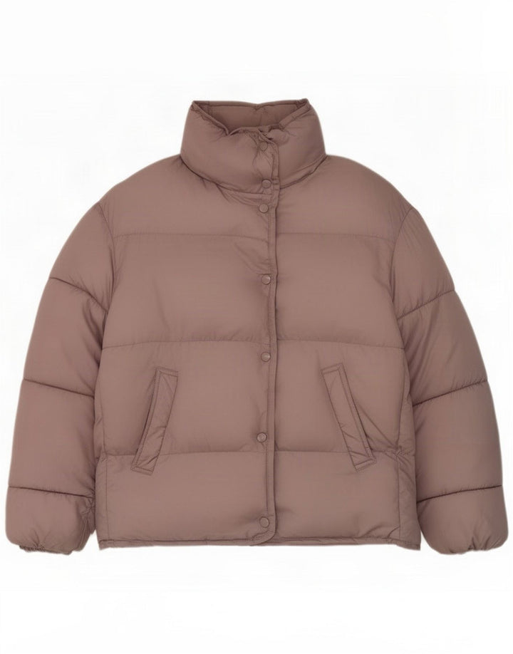 Zara Jachetă supradimensionată pentru femei UK 6 XS Poliester roz