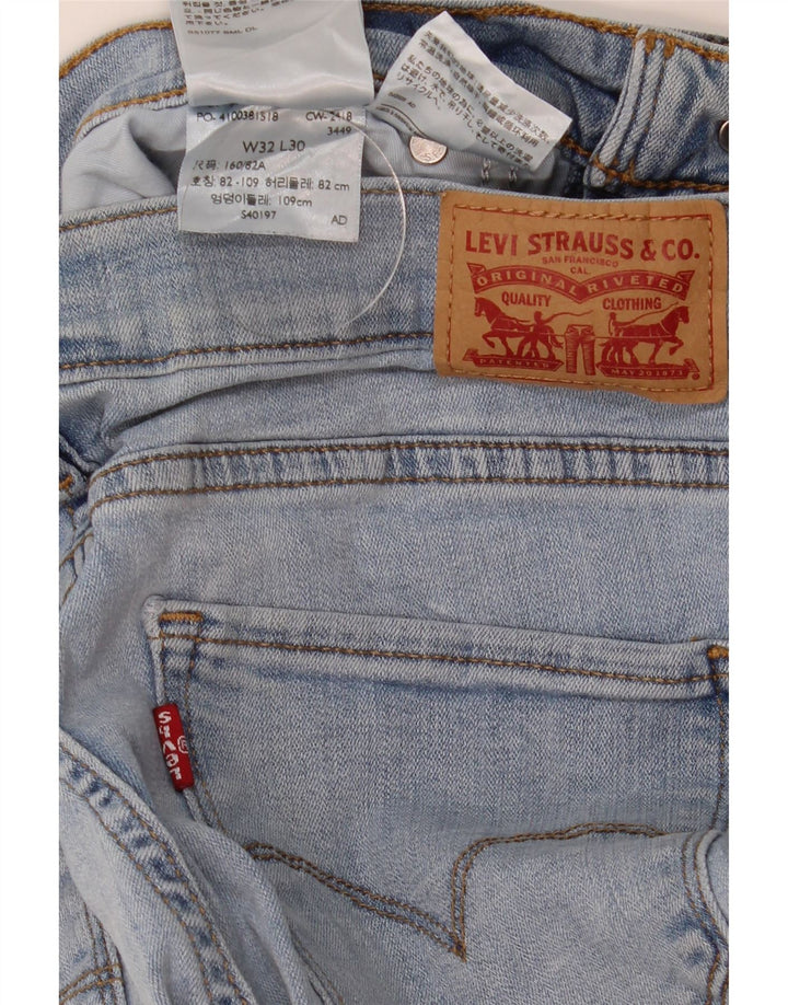 Blugi drepți modelați 314 pentru femei Levi's L32 L30 Bumbac albastru