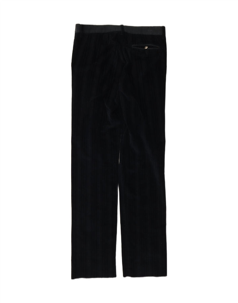 DOLCE & GABBANA Mens Corduroy Trousers IT 46 Small W32 L37 Navy Blue Vintage Dolce & Gabbana and Second-Hand Dolce & Gabbana from Messina Hembry 