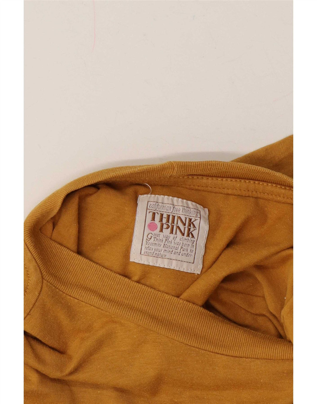 Tricou pentru bărbați Think Pink Top mare galben