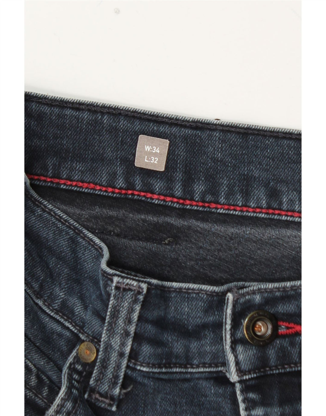 MUSTANG Blugi conici pentru femei Tramper cu talie medie Slim Fit L34 L32 Albastru