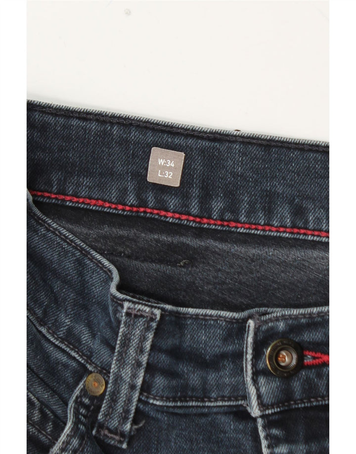 MUSTANG Blugi conici pentru femei Tramper cu talie medie Slim Fit L34 L32 Albastru