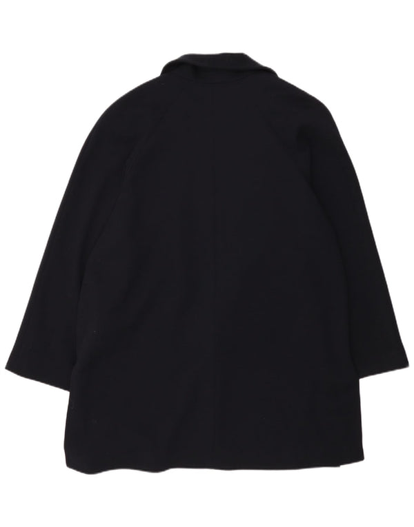 Luisa Spagnoli Jachetă Blazer Oversized Open pentru femei UK 14 Medium Bleumarin