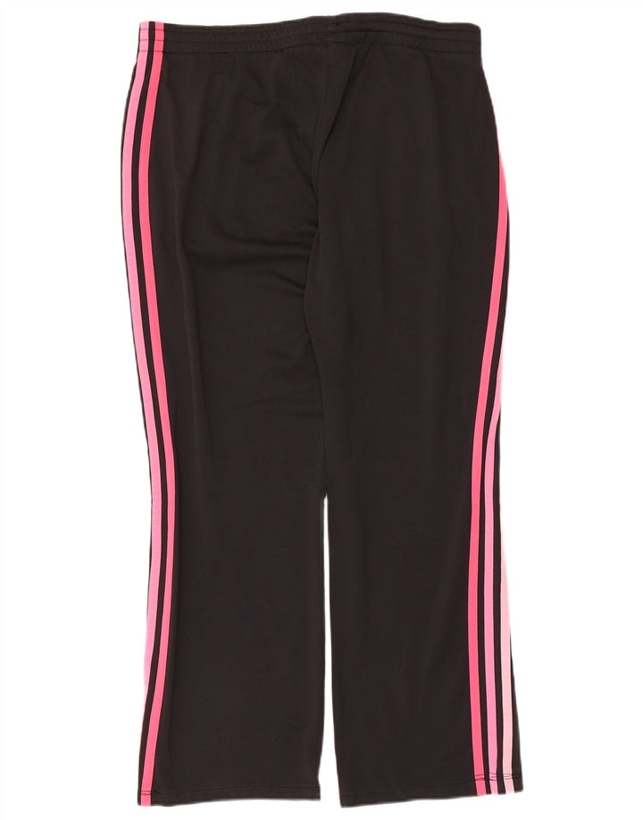 Pantaloni de trening Adidas pentru femei UK 12/14 Poliester mediu negru