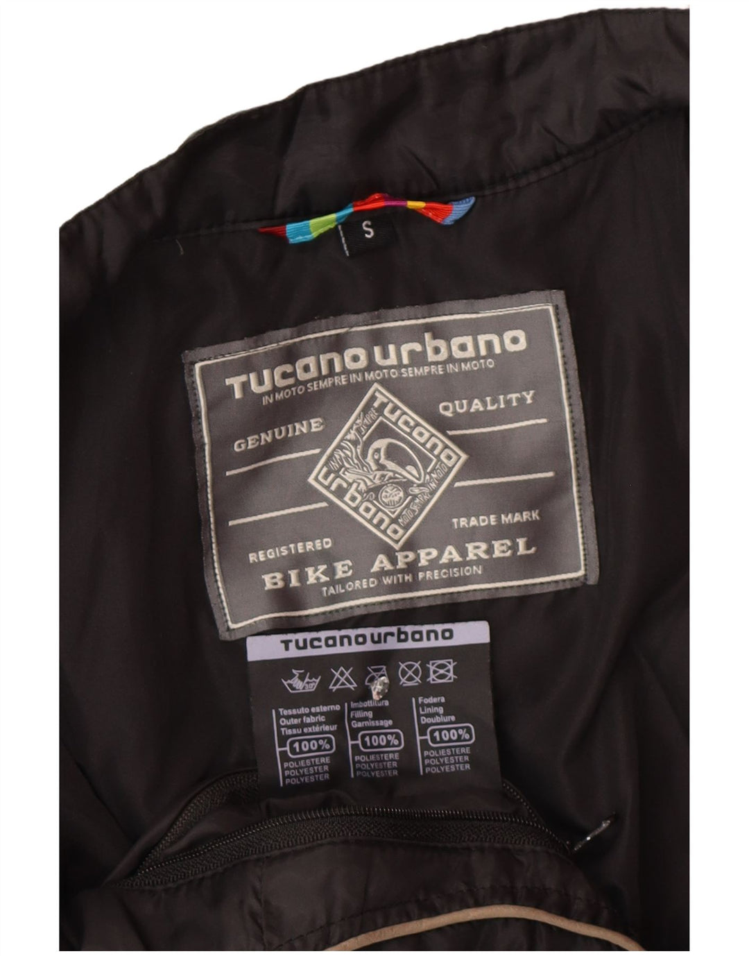 Jachetă matlasată Tucano Urbano pentru bărbați UK 36 Poliester negru mic