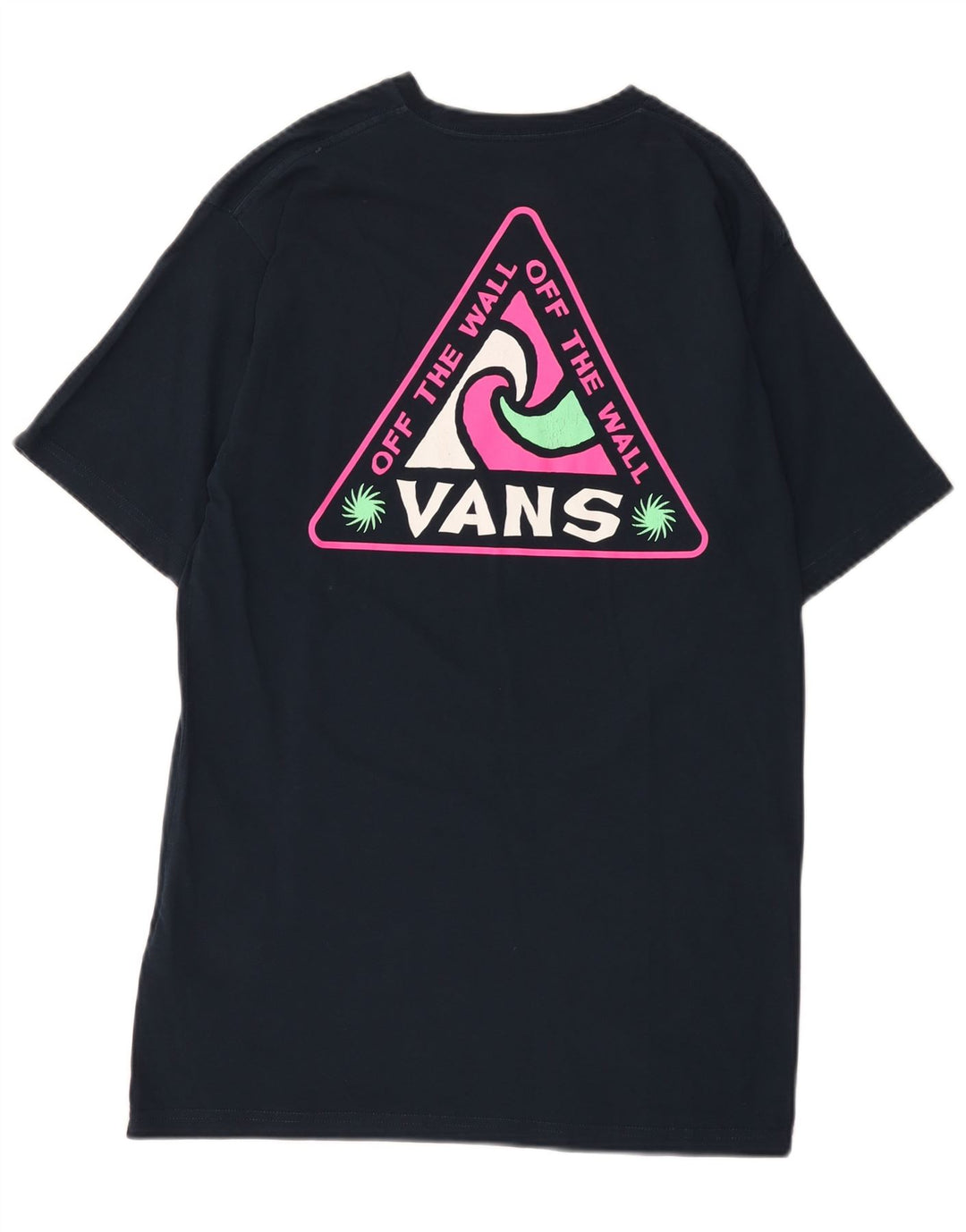Tricou grafic pentru bărbați Vans Classic Fit Top mediu din bumbac bleumarin
