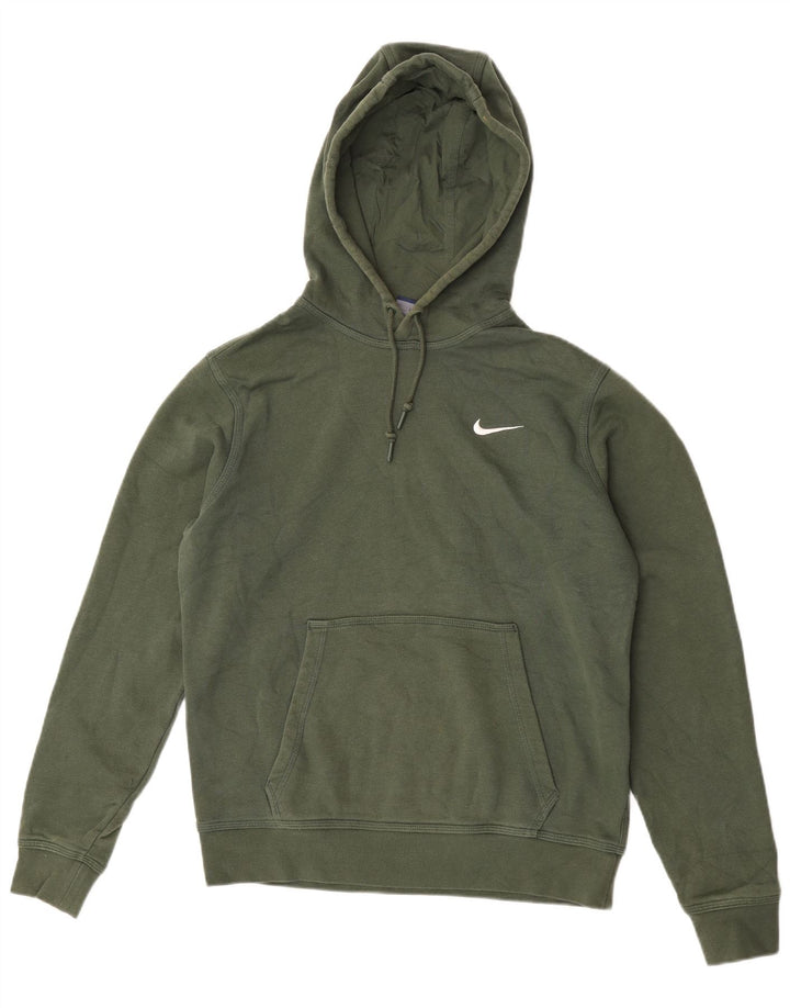 Pulover Nike pentru bărbați, bumbac verde mediu