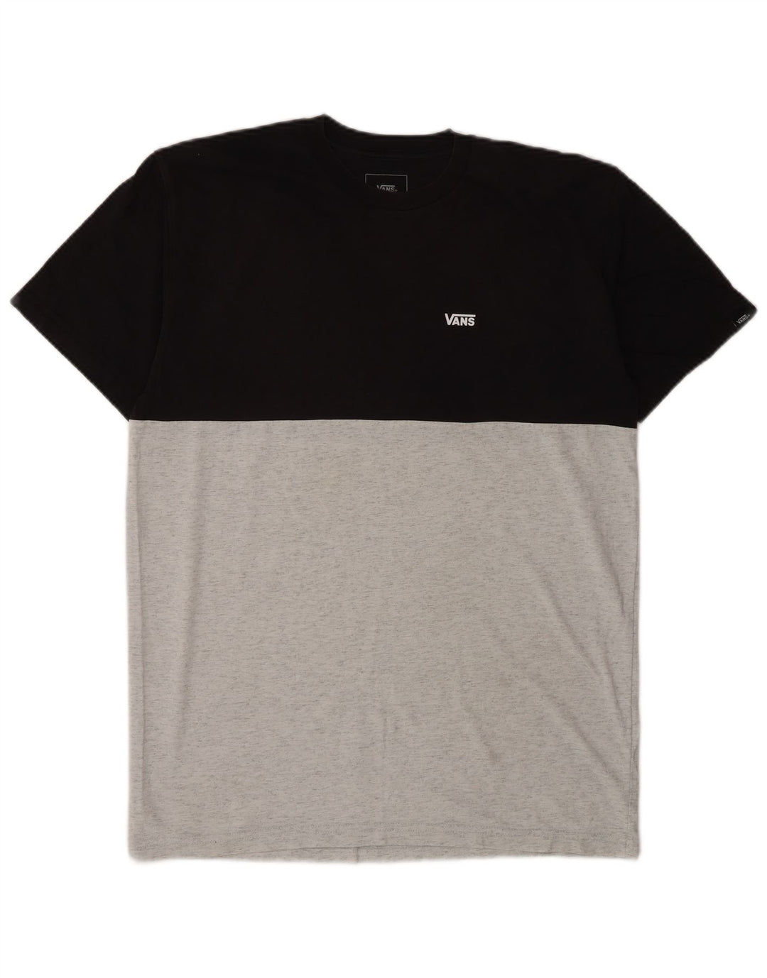 Tricou pentru bărbați Vans Classic Fit Top, gri mediu, bumbac color bloc