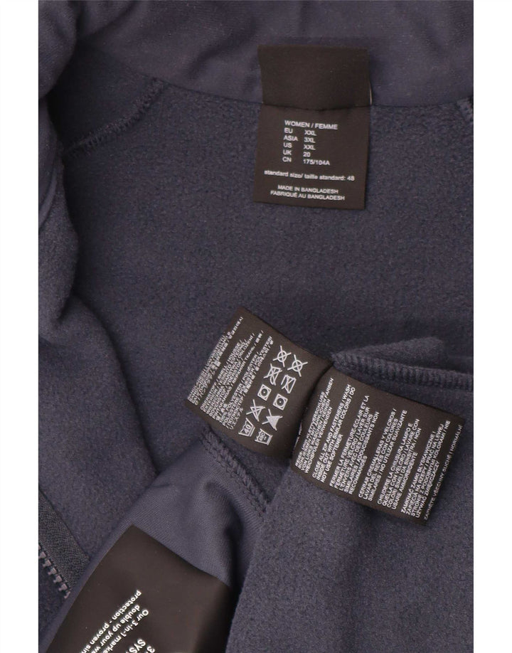 Jachetă fleece Jack Wolfskin pentru femei UK 20 2XL bleumarin poliester