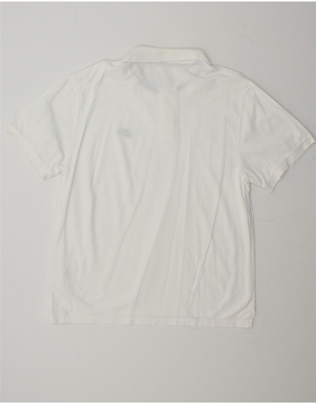 NIKE Mens Polo Shirt Large White Cotton Vintage Nike and Second-Hand Nike from Messina Hembry 