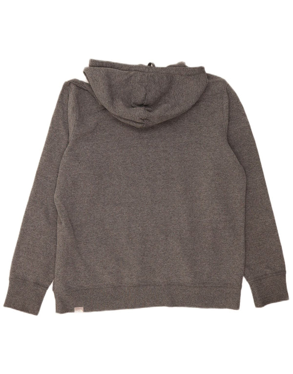 Jumper The North Face pentru damă, cu hanoră grafică UK 18 XL, bumbac gri