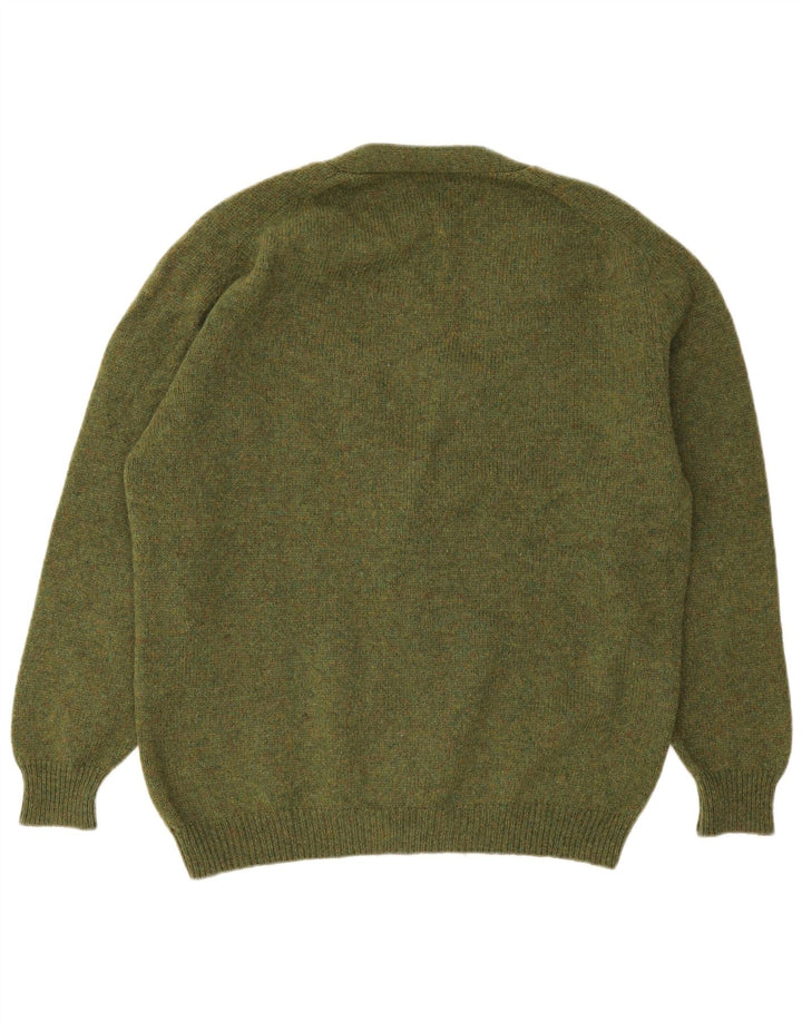 Cardigan Vintage pentru bărbați, XL, verde