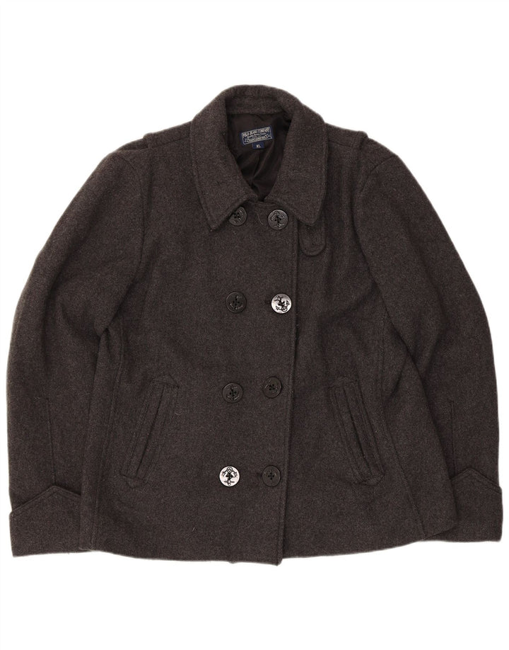 Palton Polo Ralph Lauren pentru femei UK 18 XL Lână gri