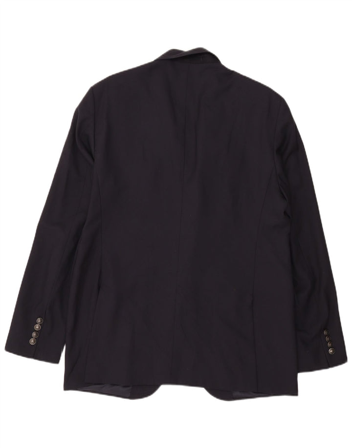Jachetă Polo Ralph Lauren pentru bărbați cu 2 nasturi IT 54 XL Lână bleumarin