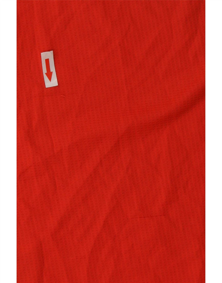 Tricou Adidas Climacool pentru bărbați Top Mediu Roșu Poliester Colorblock