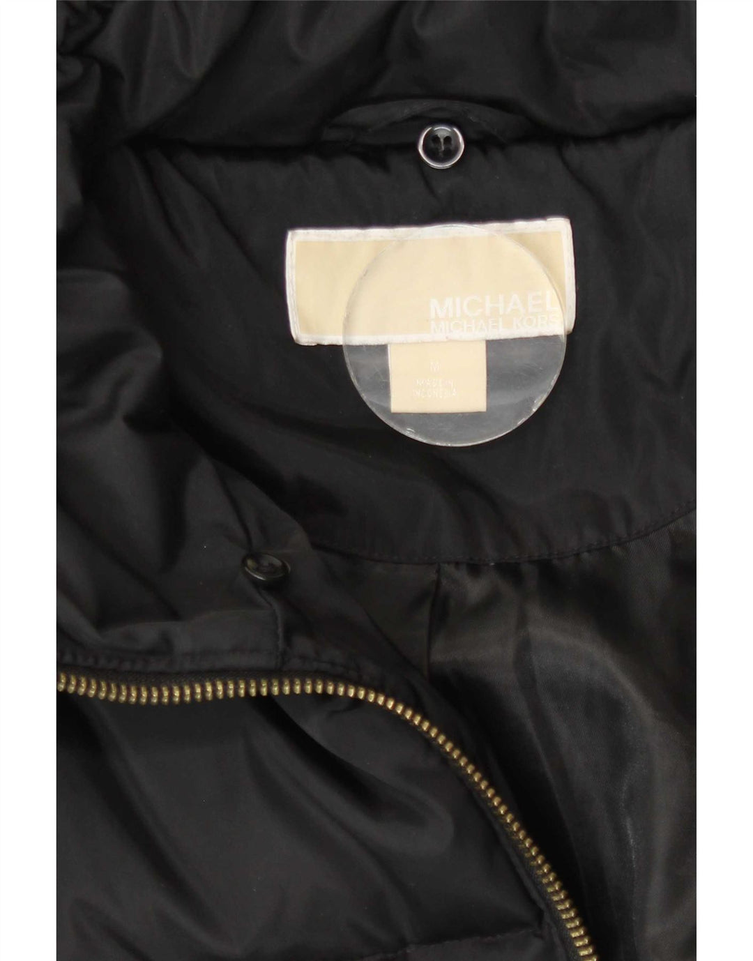 Jachetă căptușită pentru femei Michael Kors UK 14 Poliester mediu negru