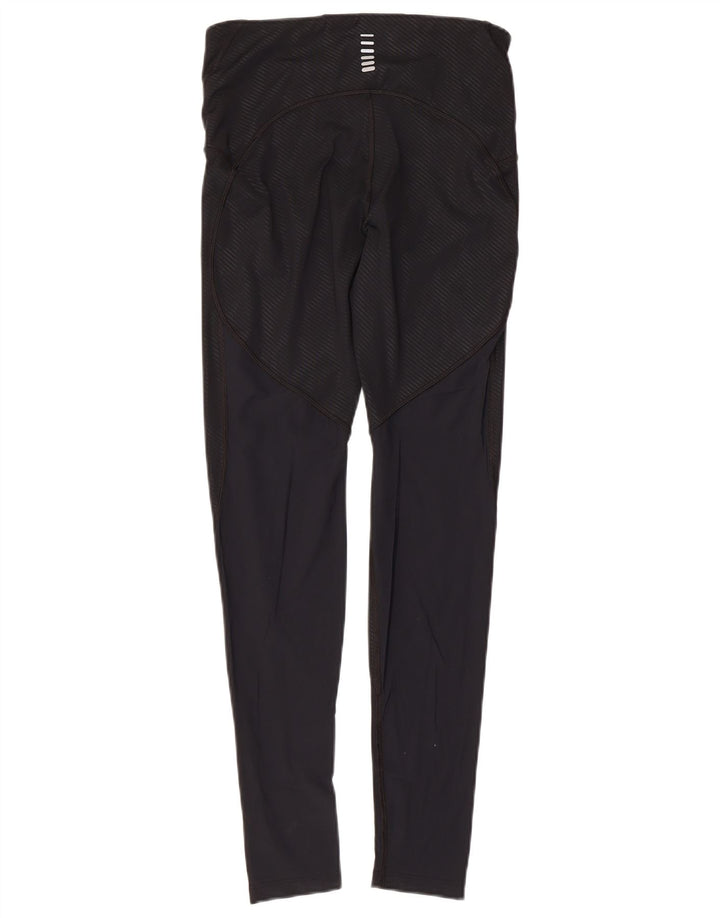 Leggings pentru femei Under Armour UK 14 Medium Black Striped Nylon