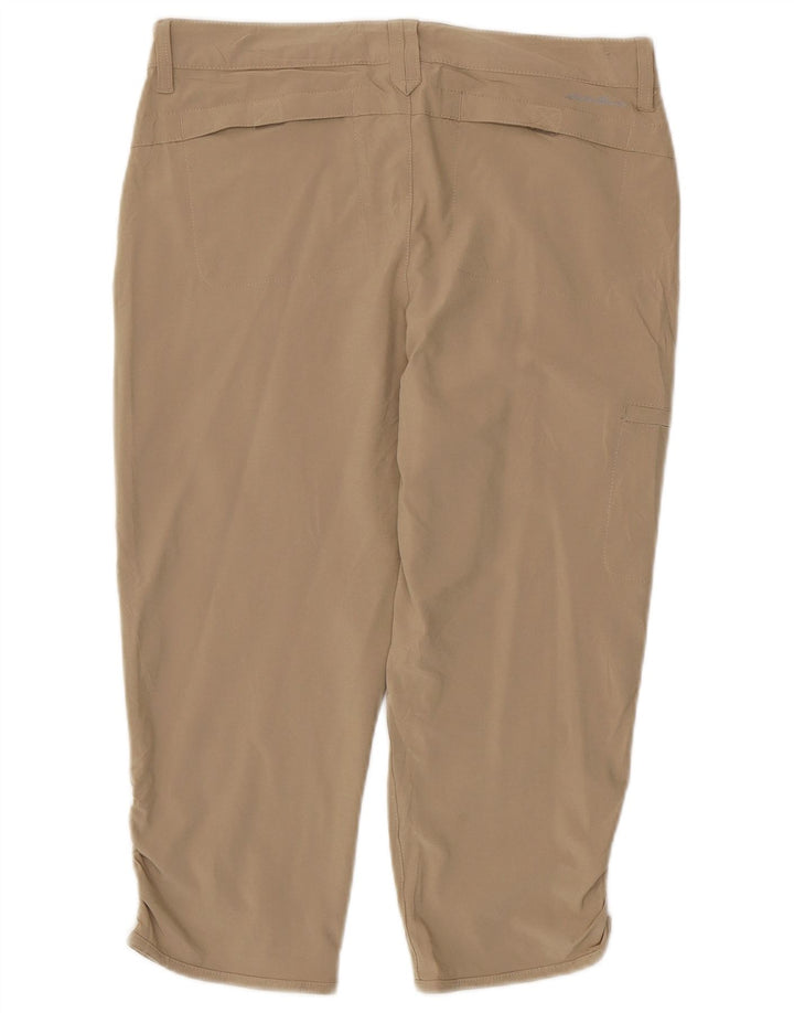 EDDIE BAUER Pantaloni capri drepti pentru femei US 6 Medium W30 L21 Bej