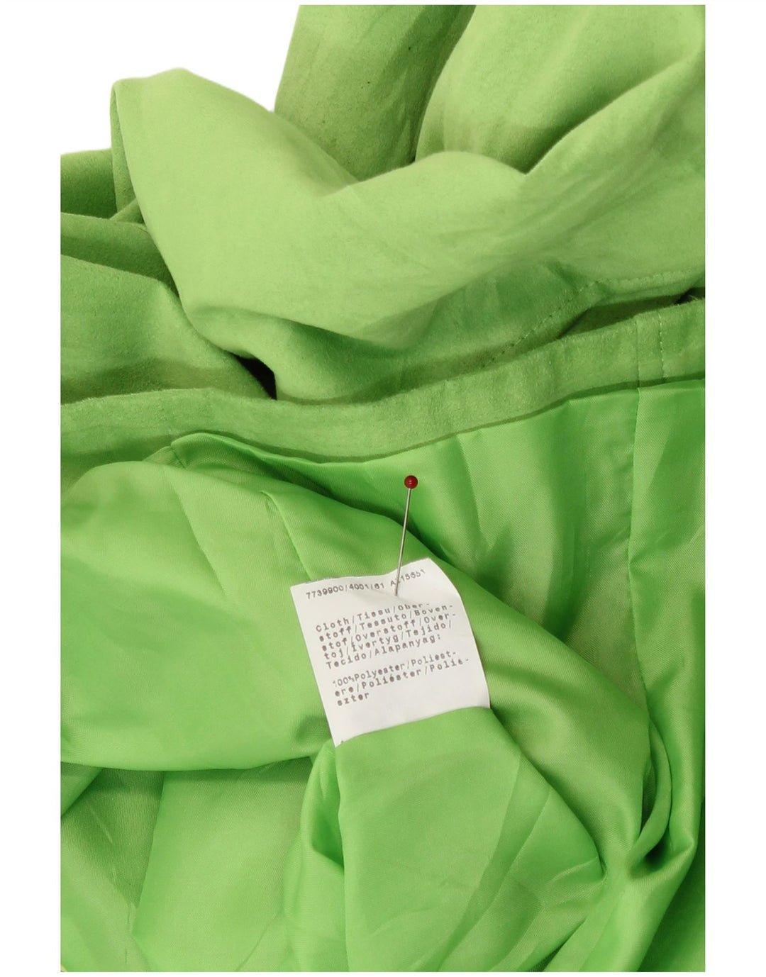 Blazer vintage pentru femei UK 12 Poliester verde mediu