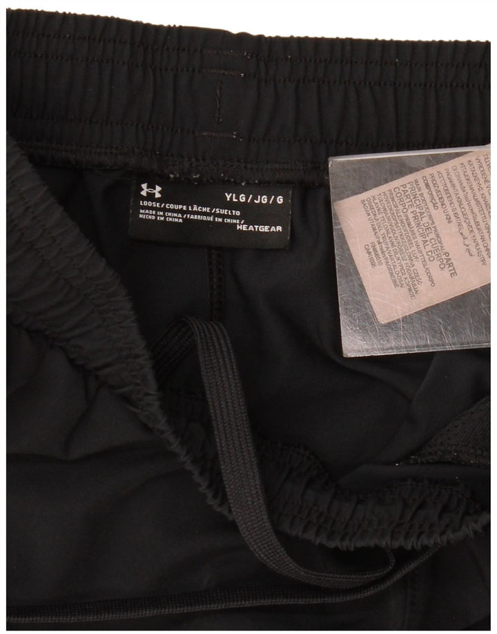 UNDER ARMOUR Pantaloni scurți sport pentru băieți Heat Gear Graphic 11-12 ani mari, negru