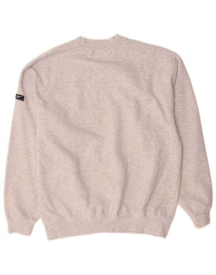Hanorac pentru bărbați Reebok Jumper mic, gri, poliester pătat